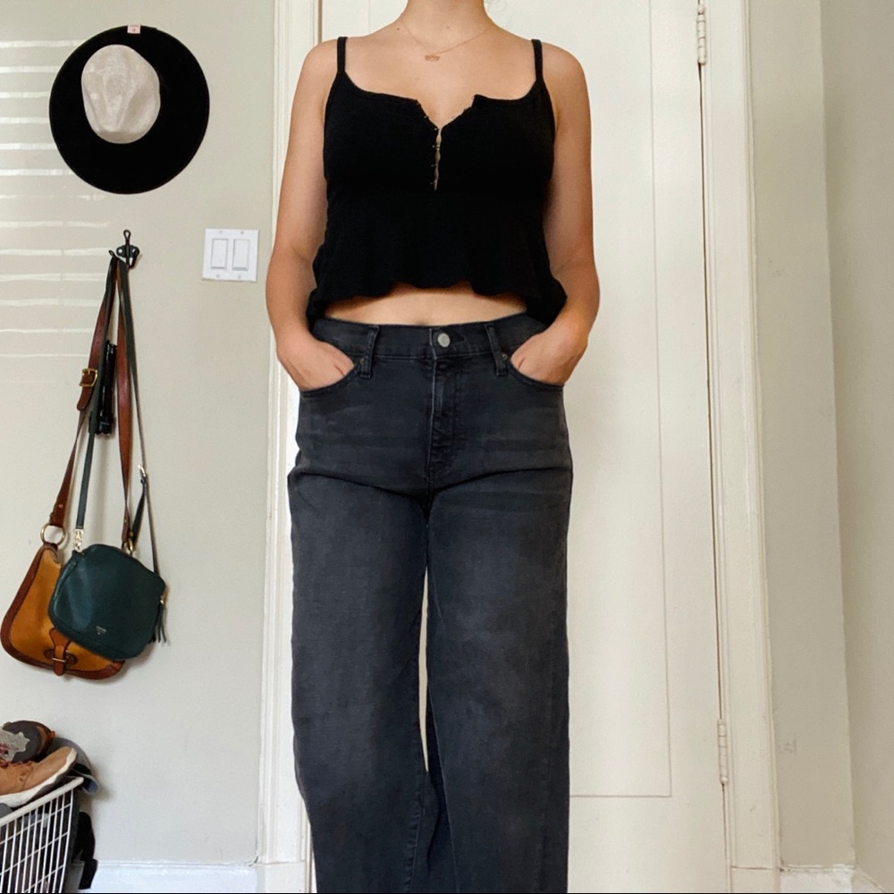 Peplum crop cami